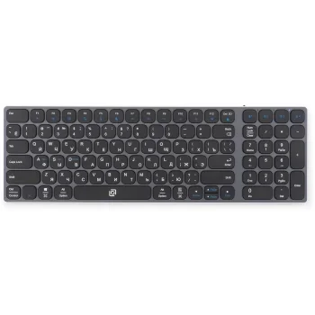 Клавиатура Оклик K767W серый/черный USB беспроводная BT/Radio slim Multimedia (2002135) Клавиатура Оклик K767W серый/черный USB беспроводная BT/Radio slim Multimedia (2002135)