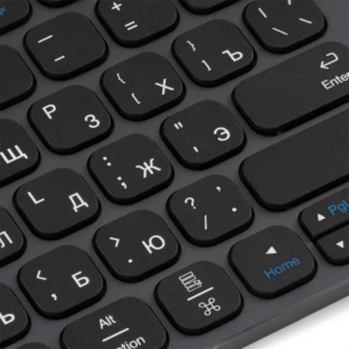 Клавиатура Оклик K767W серый/черный USB беспроводная BT/Radio slim Multimedia (2002135) Клавиатура Оклик K767W серый/черный USB беспроводная BT/Radio slim Multimedia (2002135)