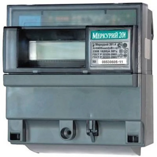 Счетчик "Меркурий" 201.2 1ф 5-60А 220В