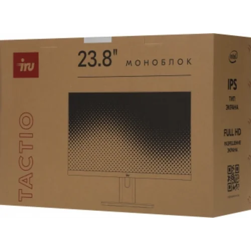 Моноблок IRU Tactio 23.8" Full HD i5 12450H (2) 32Gb SSD1Tb без ОС GbitEth WiFi BT 90W Cam Моноблок IRU Tactio 23.8" Full HD i5 12450H (2) 32Gb SSD1Tb без ОС GbitEth WiFi BT 90W Cam