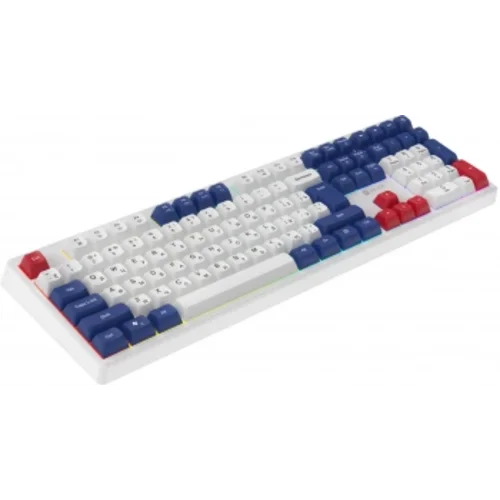 Клавиатура Оклик 725G белый/красный USB Multimedia for gamer LED (2070294) кабель 1.8м Клавиатура Оклик 725G белый/красный USB Multimedia for gamer LED (2070294) кабель 1.8м