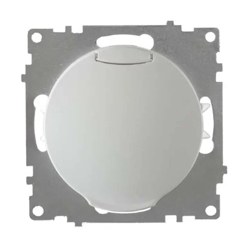 Розетка 1-м СП Florence 16А IP20 с заземл. винтов. контакты с крышкой механизм бел. (1E10501300) One Розетка 1-м СП Florence 16А IP20 с заземл. винтов. контакты с крышкой механизм бел. (1E10501300) One