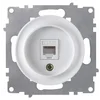 Розетка компьютерная 1-м СП Florence RJ45 кат.5E механизм бел. (1E20701300) OneKeyElectro 2172770 Розетка компьютерная 1-м СП Florence RJ45 кат.5E механизм бел. (1E20701300) OneKeyElectro 2172770