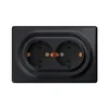 Розетка 2-м СП Florence 16А IP20 с заземл. винт. клеммы черн. 1E10401303 OneKeyElectro 2172813 Розетка 2-м СП Florence 16А IP20 с заземл. винт. клеммы черн. 1E10401303 OneKeyElectro 2172813