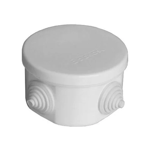 Коробка распределительная ОП 75х45мм IP54 4 выхода 4 гермоввода крышка защелкивающаяся сер. Epplast Коробка распределительная ОП 75х45мм IP54 4 выхода 4 гермоввода крышка защелкивающаяся сер. Epplast