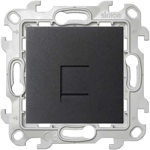 Розетка телефонная СП Simon 24 RJ11 IP20 механизм графит Simon 2410480-038 Розетка телефонная СП Simon 24 RJ11 IP20 механизм графит Simon 2410480-038