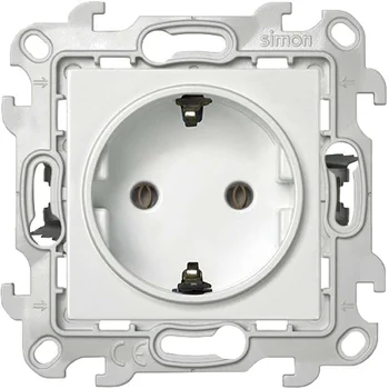 Розетка 1-м СП Simon 24 16А IP20 2P+E Push&Go без защ. шторок механизм бел. Simon 2420434-030 Розетка 1-м СП Simon 24 16А IP20 2P+E Push&Go без защ. шторок механизм бел. Simon 2420434-030