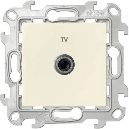 Розетка телевизионная одиночная TV СП Simon 24 IP20 механизм сл. кость Simon 2450477-031 Розетка телевизионная одиночная TV СП Simon 24 IP20 механизм сл. кость Simon 2450477-031