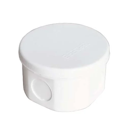 Коробка распределительная ОП 75х45мм IP54 4 выхода без гермовводов крышка защелкивающаяся бел. Eppla Коробка распределительная ОП 75х45мм IP54 4 выхода без гермовводов крышка защелкивающаяся бел. Eppla