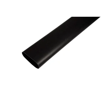 Трубка термоусадочная тонкостен. 75.0/22.0 с клеем (3:1) 1м черн. Rexant 26-0075 Трубка термоусадочная тонкостен. 75.0/22.0 с клеем (3:1) 1м черн. Rexant 26-0075