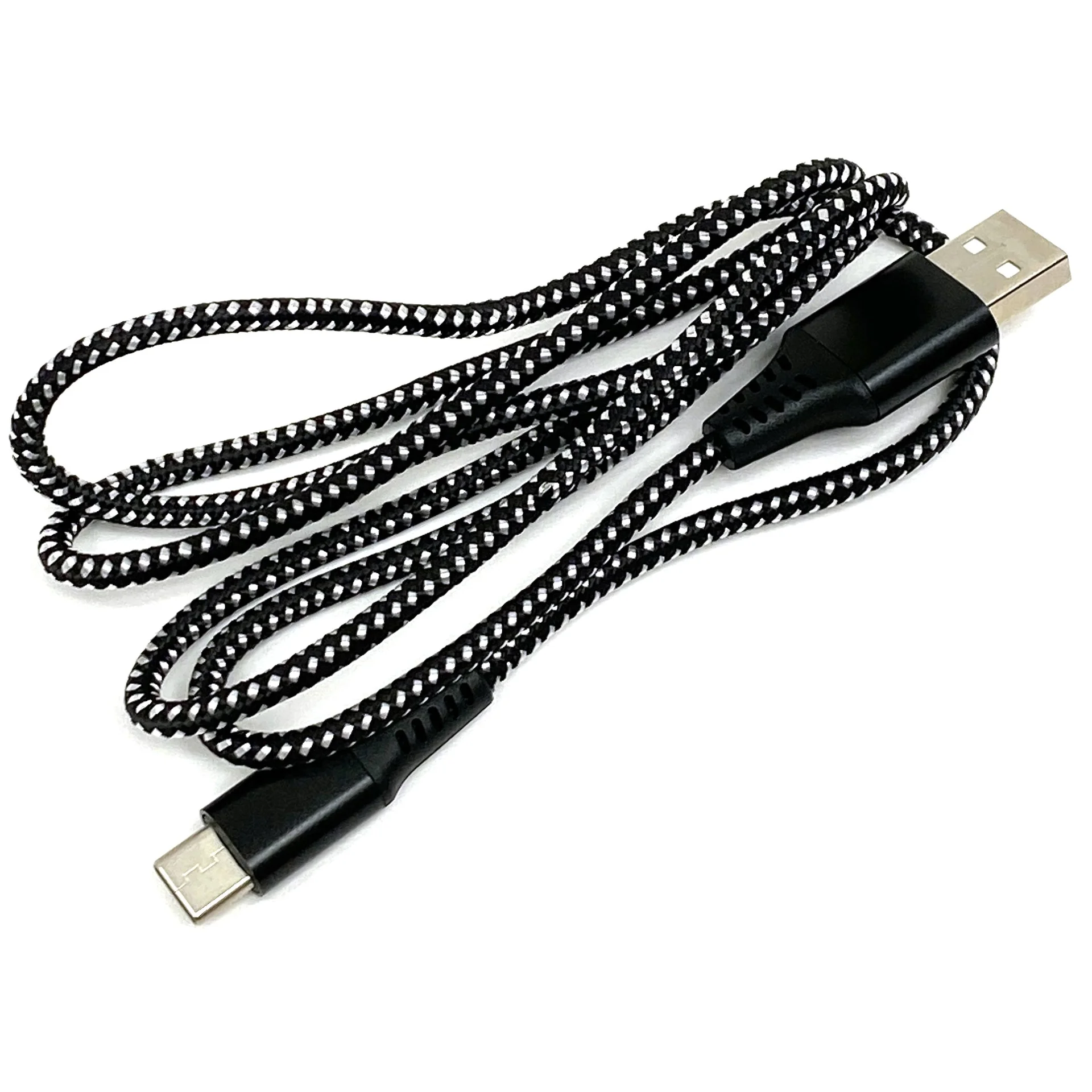 Кабель универсальный (USB - USB Type C) (черный, 1м) Кабель универсальный (USB - USB Type C) (черный, 1м)