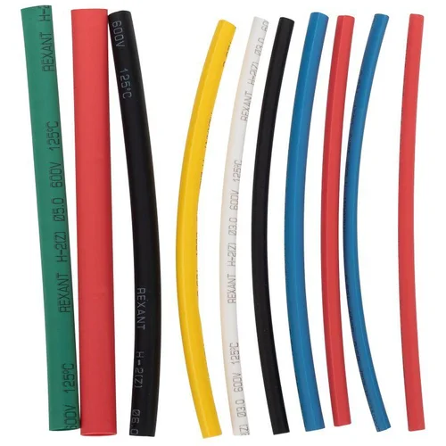 Набор трубок термоусадочных тонкостен. №1 (АВТО) разноцвет. Rexant 29-0101 Набор трубок термоусадочных тонкостен. №1 (АВТО) разноцвет. Rexant 29-0101