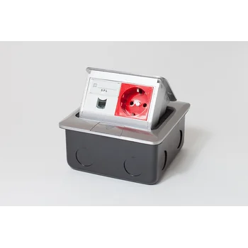 Люк на 2 поста (45х45), алюминий, с металлической коробкой, IP44 Люк на 2 поста (45х45), алюминий, с металлической коробкой, IP44