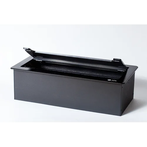 Люк настольный на 4 поста (45х45), металл, черный, IP20