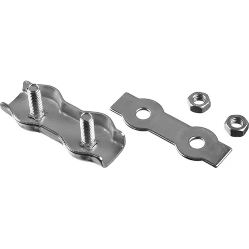 Зажим-трос двойной 8мм ЗУБР Зажим-трос двойной 8мм ЗУБР