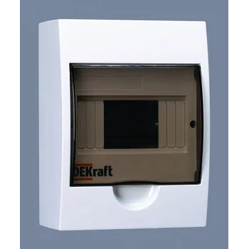 Корпус навесной ЩРН-П-6 20х15х10 6мод. IP41 пластик. DEKraft 31009DEK Корпус навесной ЩРН-П-6 20х15х10 6мод. IP41 пластик. DEKraft 31009DEK