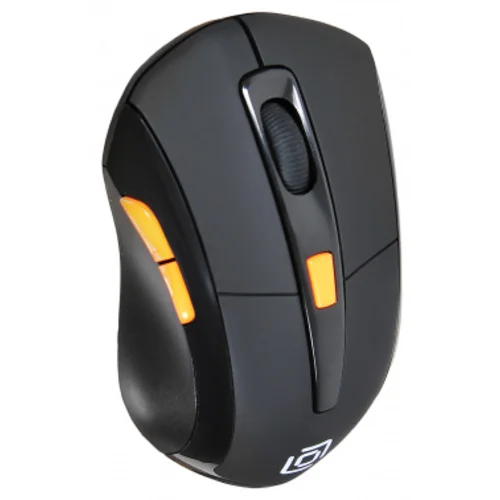 Мышь Оклик 585MW черный оптическая (1600dpi) беспроводная USB для ноутбука (6but)