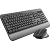 Клавиатура + мышь Оклик S290W клав:черный мышь:черный USB беспроводная Multimedia (351701)