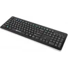 Клавиатура Оклик 870S черный USB беспроводная slim Multimedia