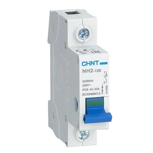 Выключатель нагрузки 1п 100А NH2-125 (R) CHINT 401060 Выключатель нагрузки 1п 100А NH2-125 (R) CHINT 401060