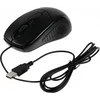 Мышь Оклик 305M черный оптическая (1000dpi) USB (3but)