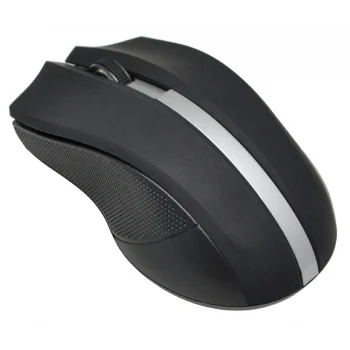 Мышь Оклик 615MW черный/серебристый оптическая (1200dpi) беспроводная USB для ноутбука (3but)