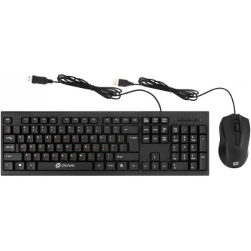 Клавиатура + мышь Оклик 620M клав:черный мышь:черный USB (475652) Клавиатура + мышь Оклик 620M клав:черный мышь:черный USB (475652)