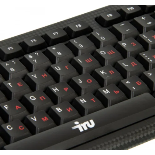 Клавиатура + мышь Оклик 621M IRU клав:черный мышь:черный USB (475653)