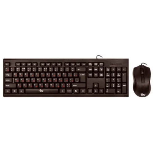 Клавиатура + мышь Оклик 621M IRU клав:черный мышь:черный USB (475653)