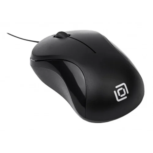 Мышь Оклик 115SR черный оптическая (1000dpi) USB для ноутбука (3but)