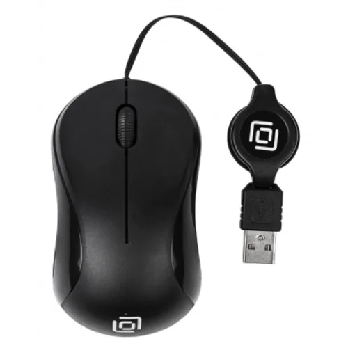 Мышь Оклик 115SR черный оптическая (1000dpi) USB для ноутбука (3but)