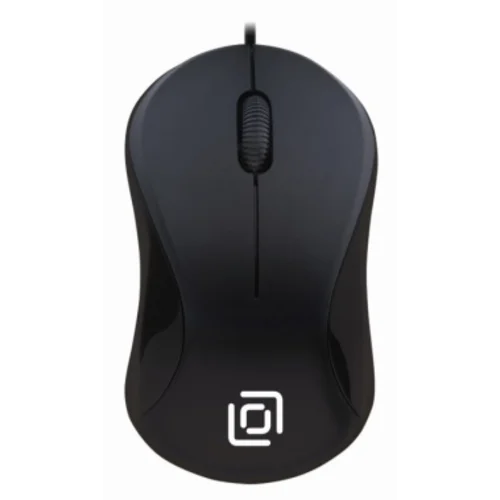 Мышь Оклик 115SR черный оптическая (1000dpi) USB для ноутбука (3but)