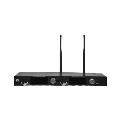 Система двухканальная радиомикрофонная ITC T-521UT, приёмник +1 ручной+1 петличный микрофоны Система двухканальная радиомикрофонная ITC T-521UT, приёмник +1 ручной+1 петличный микрофоны