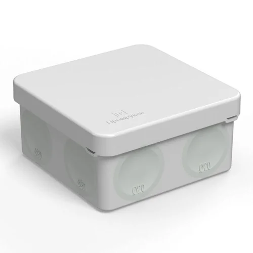 Коробка распределительная ОП для прямого монтажа двухкомпонентная безгалогенная (HF) 80х80х40 Промру Коробка распределительная ОП для прямого монтажа двухкомпонентная безгалогенная (HF) 80х80х40 Промру