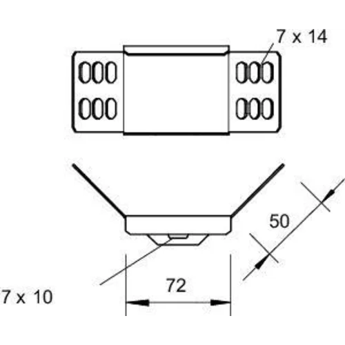 Комплект соединительный для лотка H60 WKV 60 FT OBO 6042910 Комплект соединительный для лотка H60 WKV 60 FT OBO 6042910