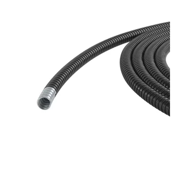 Металлорукав в ПВХ изоляции DN d26мм Dвн.26.5мм Dнар.31.5мм без протяжки черн. (уп.25м) DKC 6071R-02 Металлорукав в ПВХ изоляции DN d26мм Dвн.26.5мм Dнар.31.5мм без протяжки черн. (уп.25м) DKC 6071R-02