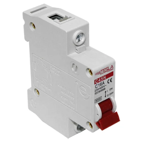 Автоматический выключатель Tesla Power 1Р 16А 4,5 кА х-ка С