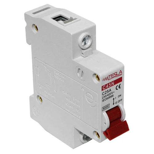 Автоматический выключатель 1Р 25А 4,5 кА х-ка С