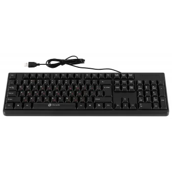 Клавиатура Оклик 100M HW3 черный USB (654570)