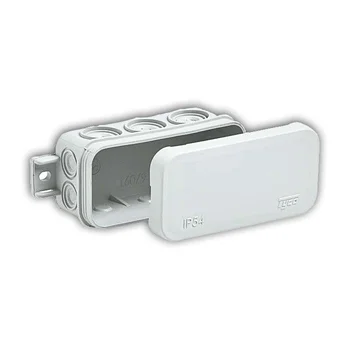 Коробка распределительная ОП 43х80х35мм 10 вводов IP54 бел. Ruvinil 67091Б Коробка распределительная ОП 43х80х35мм 10 вводов IP54 бел. Ruvinil 67091Б