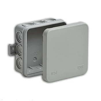 Коробка распределительная ОП 85х85х35мм 12 вводов IP54 сер. Ruvinil 67093 Коробка распределительная ОП 85х85х35мм 12 вводов IP54 сер. Ruvinil 67093