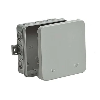 Коробка распределительная ОП 100х100х35мм IP54 12 вводов сер. Ruvinil 67095 Коробка распределительная ОП 100х100х35мм IP54 12 вводов сер. Ruvinil 67095
