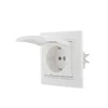 Розетка 1-м СП Mira 16А IP20 с заземл. с защ. крышкой с бел. вставкой керамика бел. LEZARD 701-0202- Розетка 1-м СП Mira 16А IP20 с заземл. с защ. крышкой с бел. вставкой керамика бел. LEZARD 701-0202-