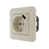 Розетка 1-м СП Karina 16А с заземл. с заряд. устройством USB механизм крем. LEZARD 707-0388-181 Розетка 1-м СП Karina 16А с заземл. с заряд. устройством USB механизм крем. LEZARD 707-0388-181