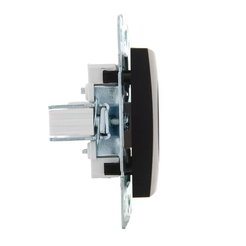 Розетка компьютерная 1-м СП Karina RJ45 механизм черн. бархат LEZARD 707-4288-139