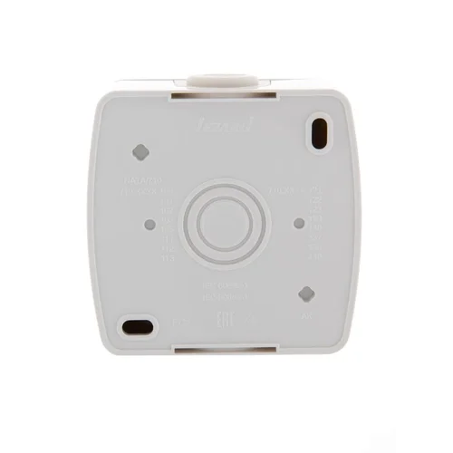 Розетка 1-м ОП Nata 16А IP20 без заземл. керамика бел. LEZARD 710-0200-121