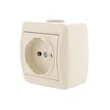 Розетка 1-м ОП Nata 16А IP20 без заземл. керамика крем. LEZARD 710-0300-121 Розетка 1-м ОП Nata 16А IP20 без заземл. керамика крем. LEZARD 710-0300-121
