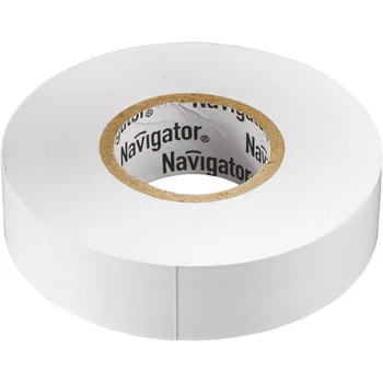 Изолента ПВХ 15мм (рул.20м) бел. NIT-B15-20/WH Navigator 71102 Изолента ПВХ 15мм (рул.20м) бел. NIT-B15-20/WH Navigator 71102