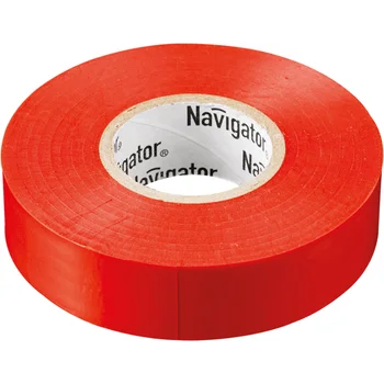 Изолента ПВХ 19мм (рул.20м) красн. NIT-A19-20/R Navigator 71111 Изолента ПВХ 19мм (рул.20м) красн. NIT-A19-20/R Navigator 71111