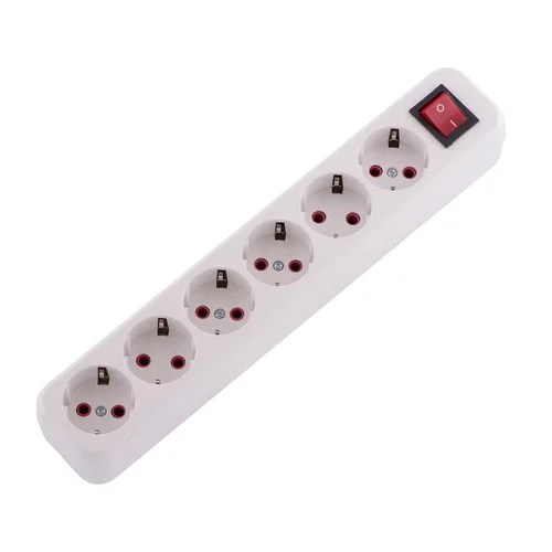 Колодка удлинителя 6-м с заземл. Lila с выкл. LEZARD 720-0600-602 Колодка удлинителя 6-м с заземл. Lila с выкл. LEZARD 720-0600-602